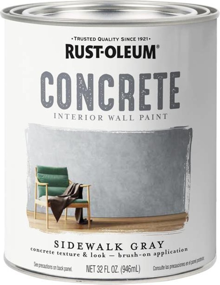 Can rustoleum be used on concrete