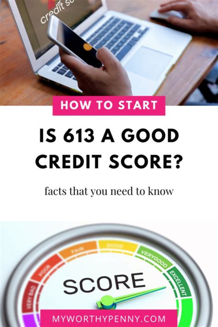 How bad is a 613 credit score