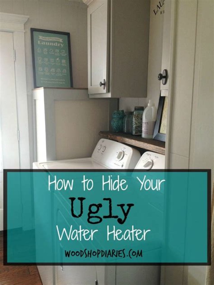 How can I hide my small water heater