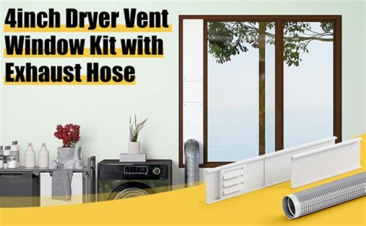 How far should a dryer vent be from a window