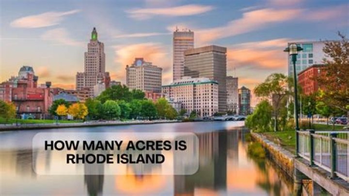How Many Acres Are In Rhode Island