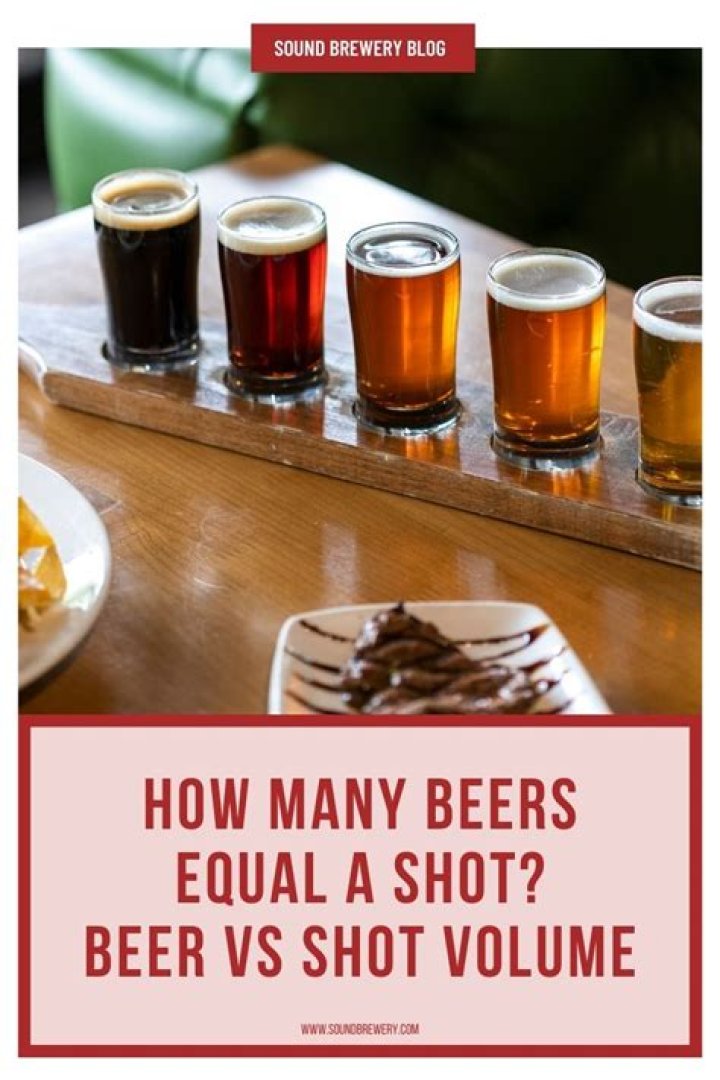 How Many Beers Equal A Shot Of Whiskey