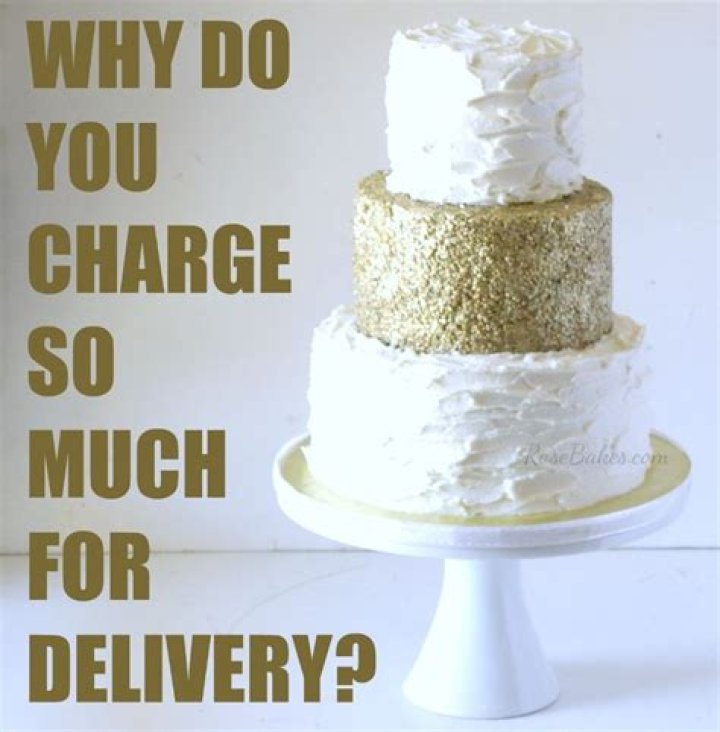 How much do you charge for cake delivery
