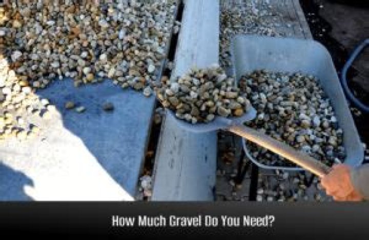 How much gravel is needed for a parking lot