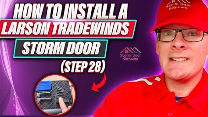 How To Repair A Larson Storm Door Handle