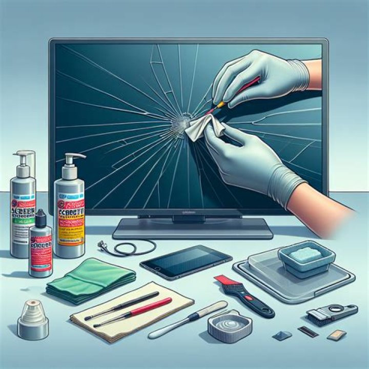 How To Repair Deep Scratch On Lcd Tv