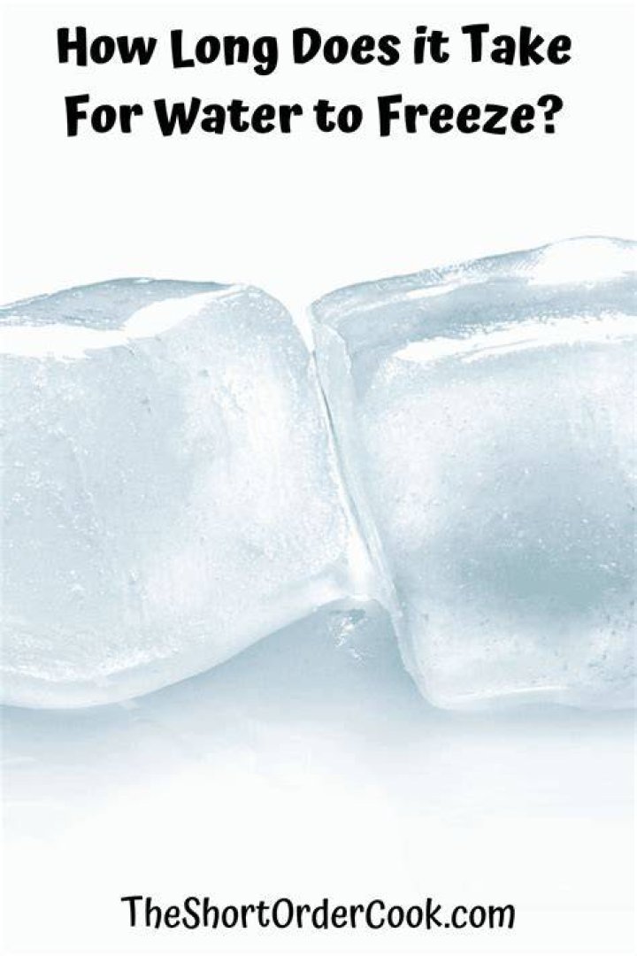Quick Answer: How Long Does A Bottle Of Water Take To Freeze