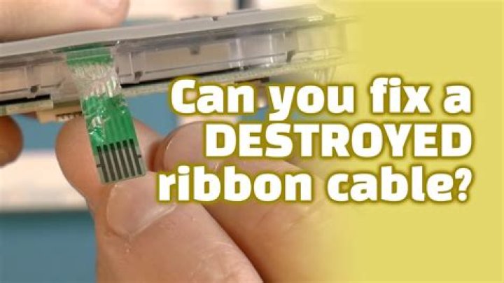 Quick Answer: How To Repair Broken Electronic Ribon Cable