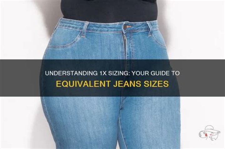 Quick Answer: What Size Is 1X Equal
