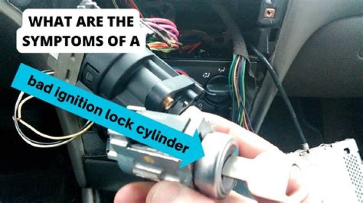 What are the symptoms of a bad ignition key