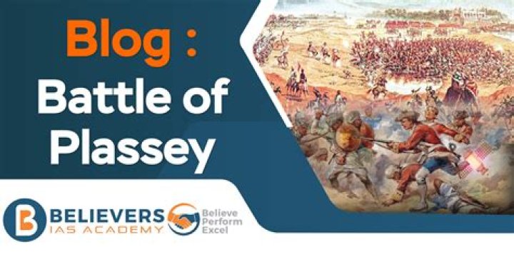 What benefit did English get through the battle of Plassey