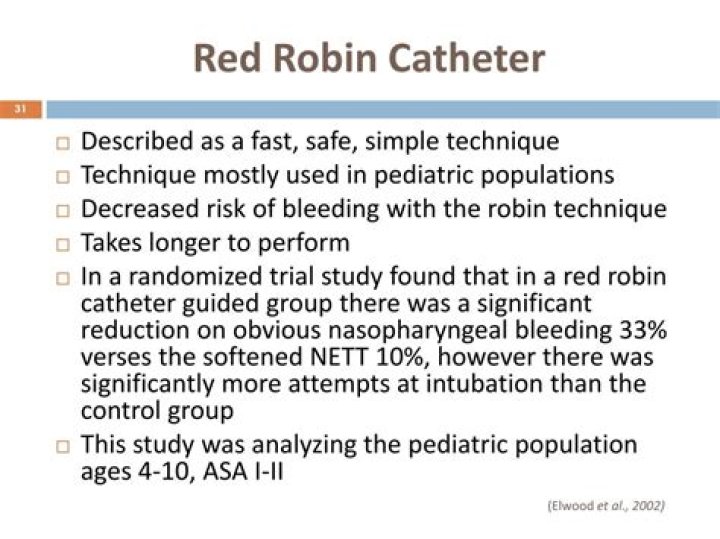 What is a Red Robin catheter