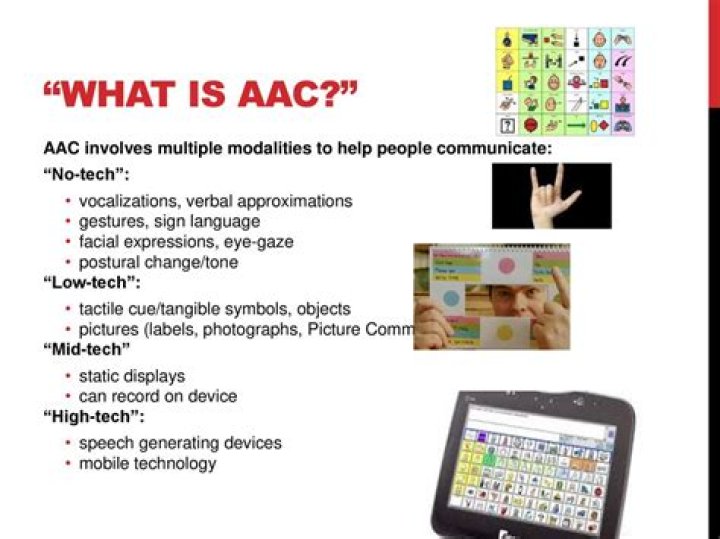 What type of AAC is sign language